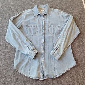 High Sierra Denim Blue Cotton‎ Shirt